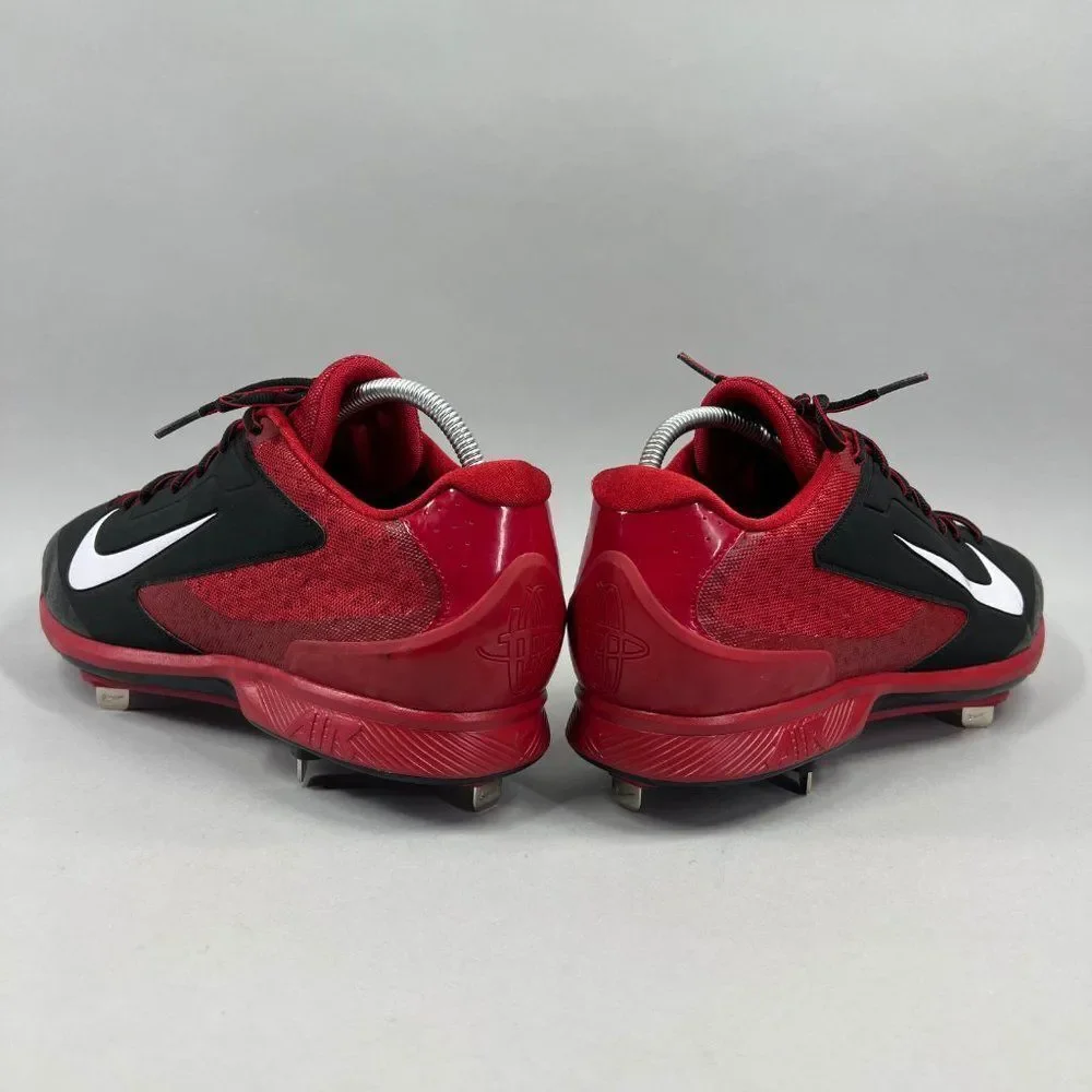 Nike Air Huarache Pro Baseball Cleats Men's 13.5 Red‎ Low Metal Athletic Shoes